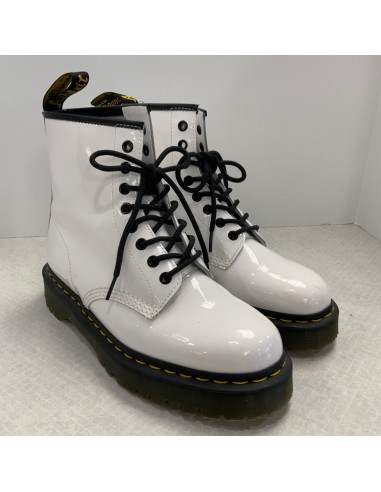 Boots Combat By Dr Martens In White, Size: 8 paiement sécurisé