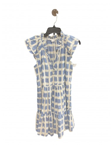 Dress Casual Midi By Veronica Beard In Blue & Cream, Size: 4 du meilleur 