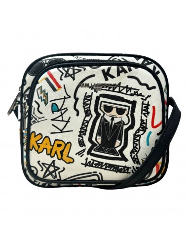 Paris Graffiti Crossbody Designer By Karl Lagerfeld, Size: Small Comparez plus de prix