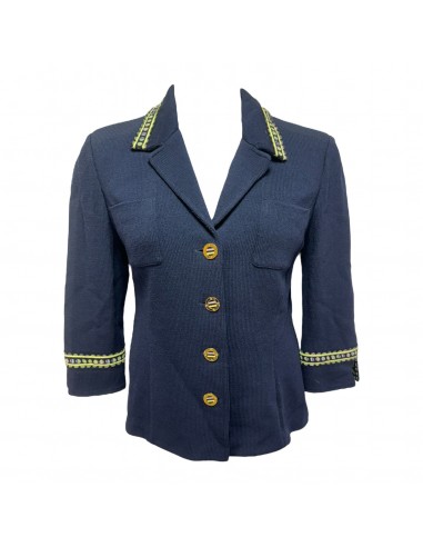 Blazer Luxury Designer By St John Collection In Navy, Size: L vente chaude votre 