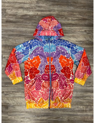 Jacket Windbreaker By Farm Rio In Multi-colored, Size: M meilleur choix