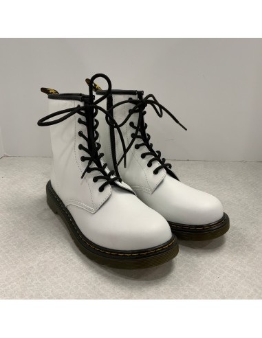 Boots Combat By Dr Martens In White, Size: 7 Venez acheter