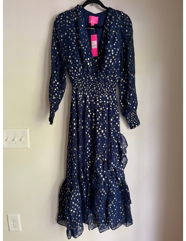 Dress Casual Maxi By Lilly Pulitzer In Navy, Size: Xs shop