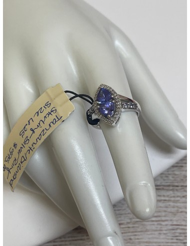 RING DESIGNER  CMA in PURPLE & SILVER, Size: 6 Les magasins à Paris et en Île-de-France