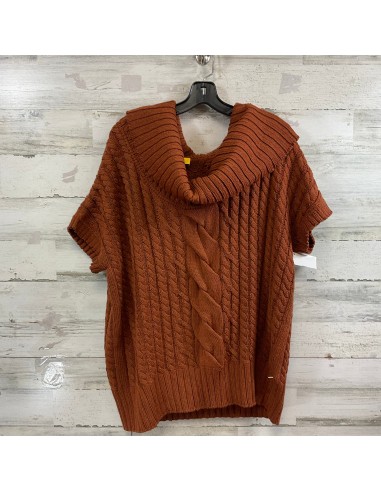 Sweater By St John Knits In Orange, Size: L rembourrage situé sous