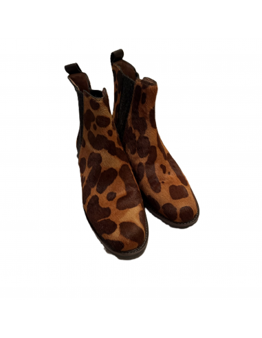 Boots Mid-calf Flats By Louise Et Cie In Animal Print, Size: 11 sur le site 