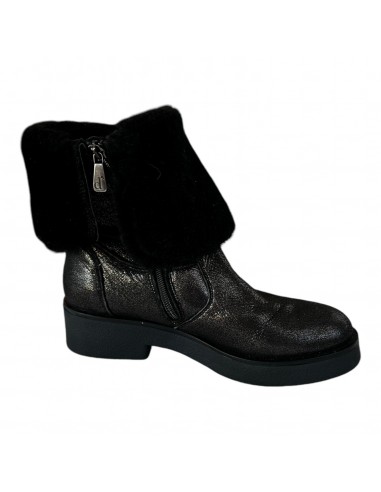 Boots Ankle Flats By Manufacture Dessai In Black, Size: 9.5 Comparez et commandez 