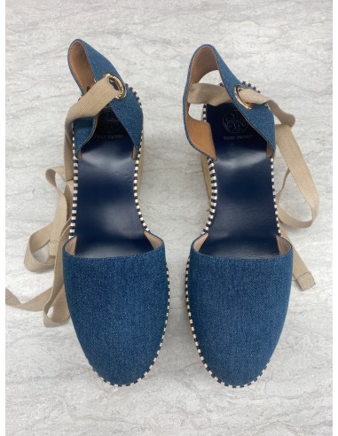 Shoes Designer By Tory Burch In Blue Denim, Size: 9.5 pas cheres