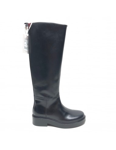 Boots Knee Flats By Tommy Hilfiger In Black, Size: 5.5 soldes