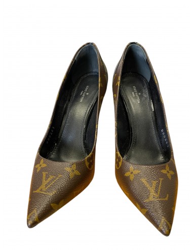 Shoes Luxury Designer By Louis Vuitton In Black & Brown, Size: 7.5 de l' environnement