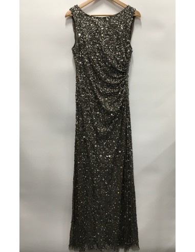 Dress Party Long By Adrianna Papell In Grey, Size: L acheter en ligne