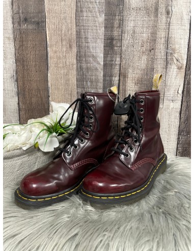 Boots Ankle Flats By Dr Martens In Red, Size: 6 d'Europe débarque