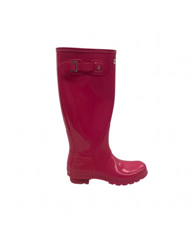 Boots Rain By Hunter In Pink, Size:7 pas cher chine