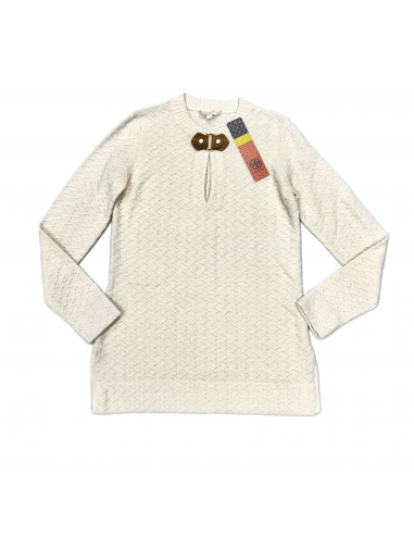 Sweater Designer By Tory Burch In Cream, Size: S Voir les baskets