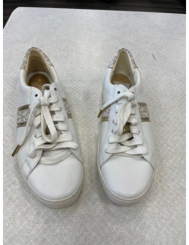 Shoes Sneakers By Michael Kors In White & Yellow, Size: 6 solde