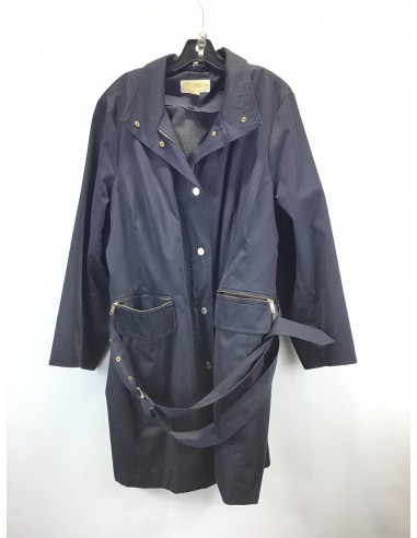 Coat Trench Coat By Michael Kors In Blue, Size: 1x online