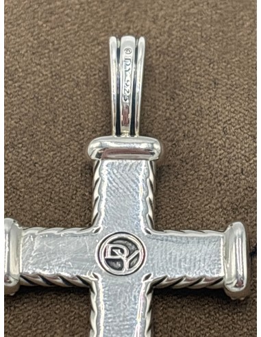 David Yurman Diamond Cross Pendant Luxury Designer la livraison gratuite