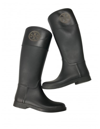 Boots Designer By Tory Burch In Black, Size: 8 destockage