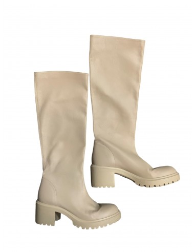 Boots Knee Heels By Aquazzura In Cream, Size: 6 commande en ligne