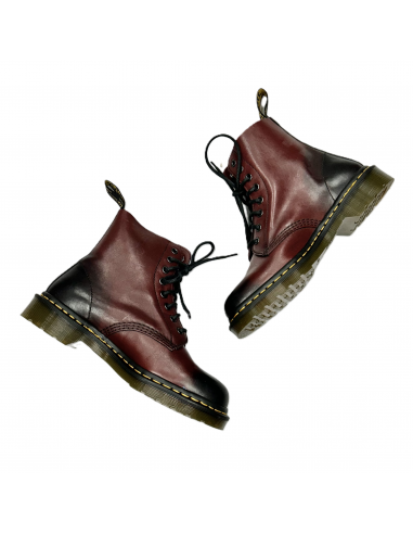 Boots Combat By Dr Martens In Black & Red, Size: 9 Profitez des Offres !