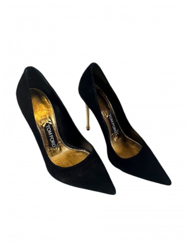 Shoes Luxury Designer By Tom Ford In Black Gold, Size: 6.5 Toutes les collections ici