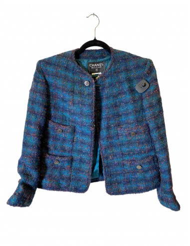 Jacket Luxury Designer By Chanel In Multi-colored, Size: S Découvrez la collection