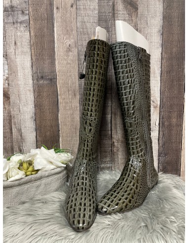 Boots Knee Flats By Bcbg In Snakeskin Print, Size: 9 Découvrez la collection